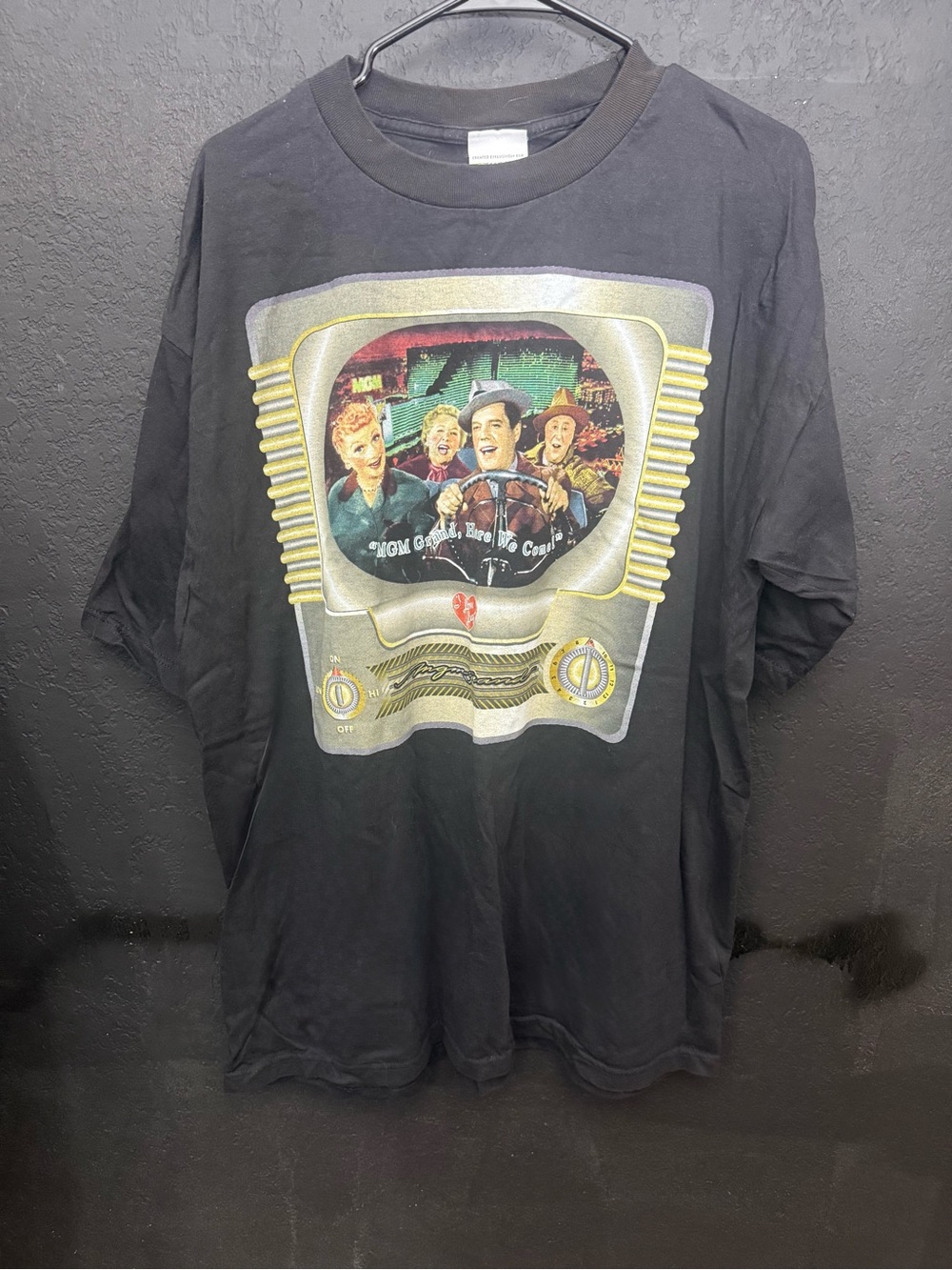 MGM Grand las Vegas 1998 (I Love Lucy) Vintage XL T-Shirt VG+